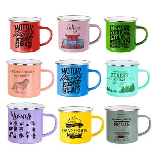 mug WHITE RIM COLOR all BIG